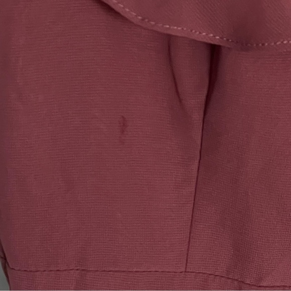 Revelry Scarlet Chiffon Ruffle Maxi Dress 29584 - Picture 13 of 16